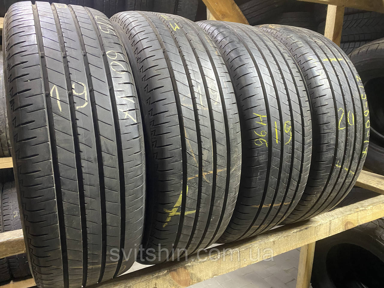 Шини літо 215/60R17 BridgestoneTuranza T005 7-7.5мм 19/20рік, фото 1