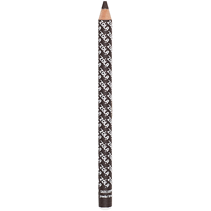 Олівець для брів пудровий ZOLA Powder Brow Pencil Dark Brown, темно-коричневий, фото 1