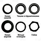 Рульовий набір велосипеда різьбовий 1" (25,4 мм) Neco (Тайвань), фото 3