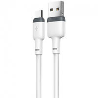 Кабель USB XO NB208 Type-C 1m White