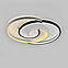 Світлодіодна смарт люстра з пультом DOMINO круг, фото 2