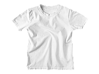 Детская футболка однотонная белая (турецкий трикотаж), 1-16 лет
