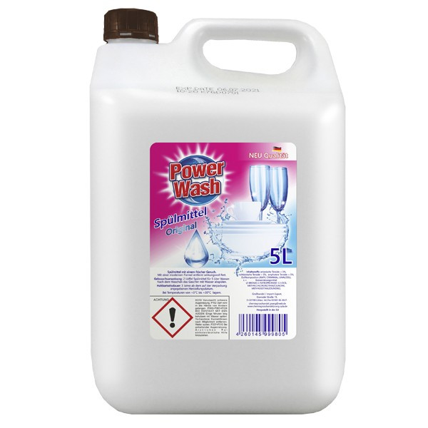 Засіб
для миття посуду Power Wash Spulmittel Original 5 л (4260145999805), фото 1