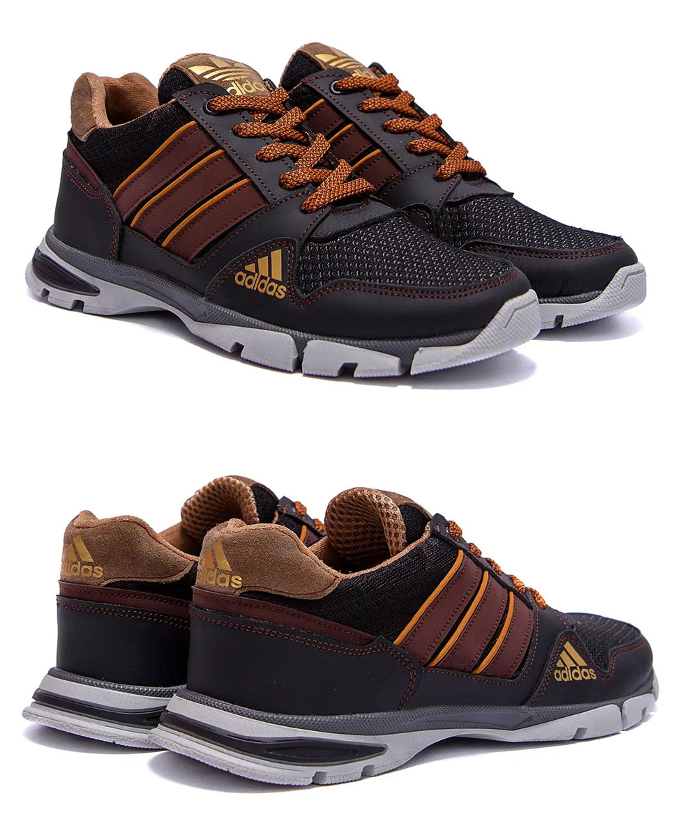 Чоловічі літні кросівки сітка Adidas (Адідас) Tech Flex Brown, чоловічі текстильні кеди. Чоловіче взуття, фото 1
