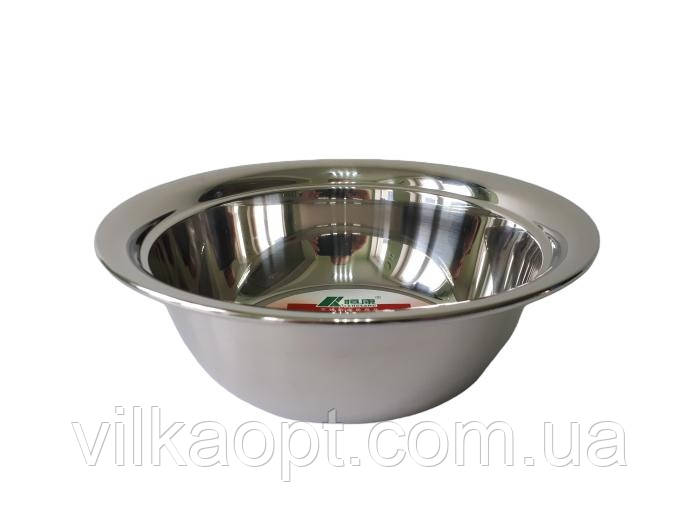 Миска кухонна з нержавіючої сталі глибока D 24 cm H 8 cm 1,7 літра для їдальні Нержавіюча сталь