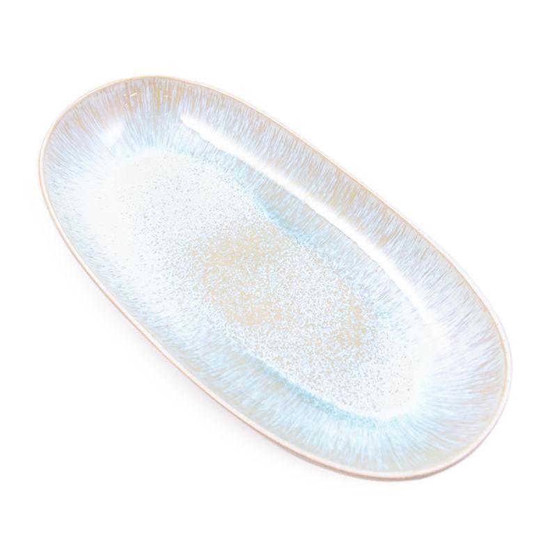 Блюдо керамічне овальне в блакитному кольорі Ibiza Costa Nova, фото 1