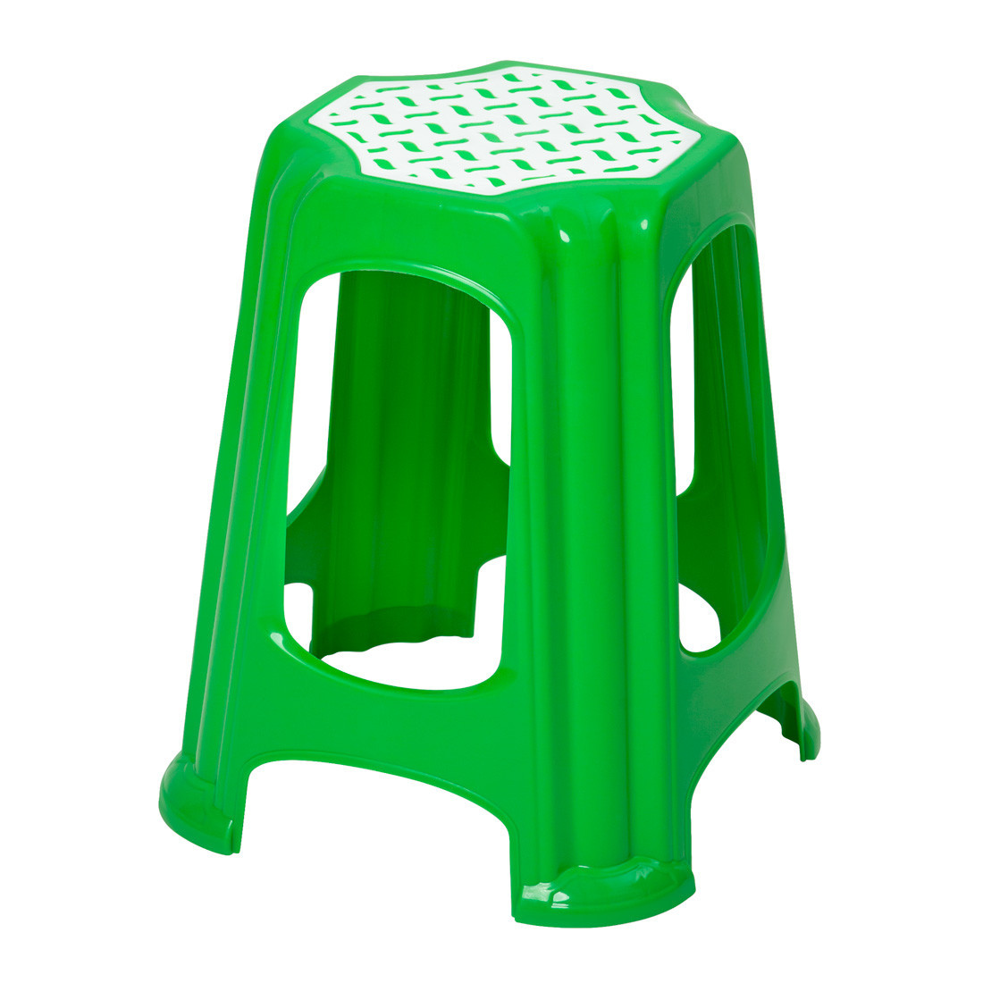 Стілець пластмасовий 27,5 х 27,5 х 45 великий Горизонт, фото 1