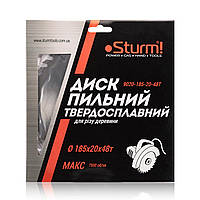 Диск пиляльний по дереву Sturm 9020-185-20-48T, 185х20 мм 48 зуба