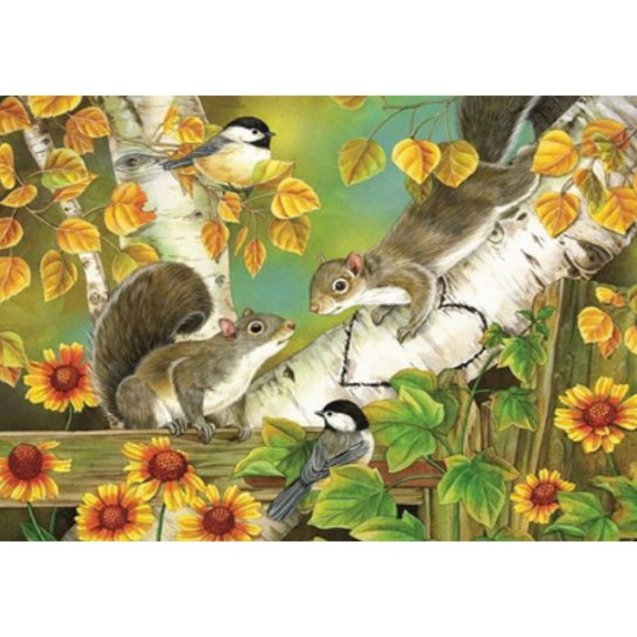 Картина за номерами 40х50 см DIY (без коробки) Білочки (Y5291_O), фото 1