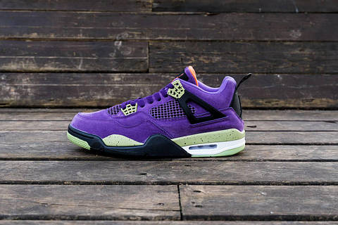 Мужские / женские кроссовки Nike Air Jordan 4 Retro Canyon Purple