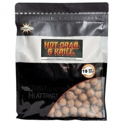 Бойли Dynamite Baits Hot Crab & Krill 20 mm