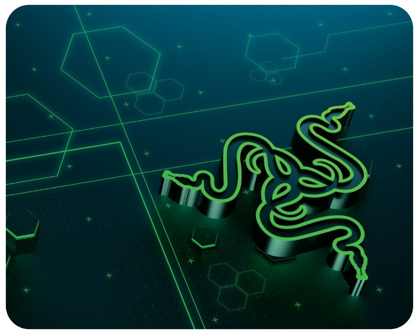 Razer Ігрова поверхня Goliathus Mobile S Black/Green (215x270x1,5мм)
