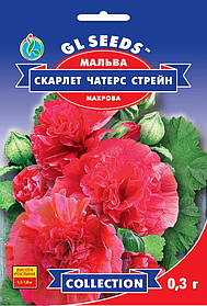 Мальва махрова Скарлет Четерз Стрейн насіння (0,3 г), Collection, TM GL Seeds