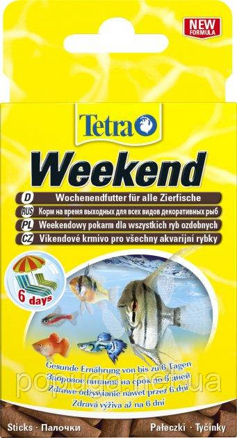 Сухий корм для акваріумних риб Tetra в паличках «Weekend» 20 шт. (на період тривалої відсутності)