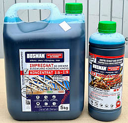 Біозахист для деревини BOSMAN, 5 кг. концентрат 1:9
