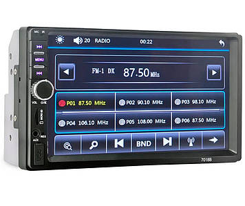 2din Автомагнітола 7018B USB+microSD+Bluetooth+ПУЛЬТ (коротка база)