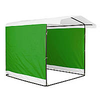 Торговая палатка «Стандарт» 2х2 метра. 20 мм, Бело/Зеленый