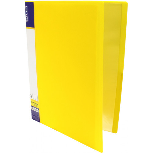 Папка з 10-ма файлами Economix А4 жовта (6) (24) E30601-05