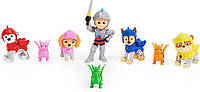 Набор из 8 фигурок Щенячий патруль серия Рыцари Paw Patrol Rescue Knights Ryder and Pups 8 Figure Gift Pack