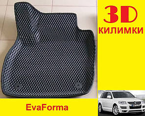 3D килимки EvaForma на Volkswagen Touareg 1 '02-10, килимки ЕВА, фото 1