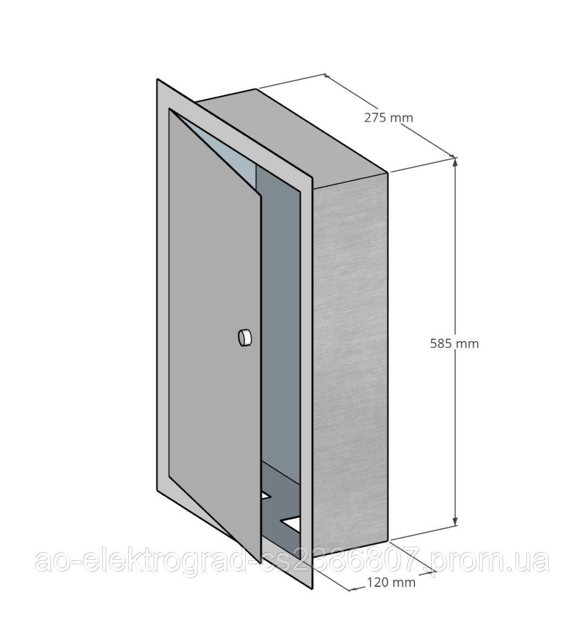 Бокс монтажний 585х275