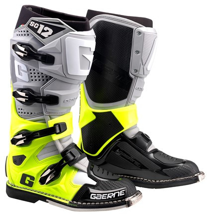 Моточеревики Gaerne SG 12 Grey Yellow Black 41