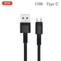 Кабель для зарядки и синхронизации USB XO NB-Q166 5A USB - Type-C 1М Черный