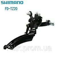 Перемикач Shimano передній FD-TZ20, в. тяга 31,8мм, 42T, non-index