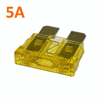 Запобіжник авто П-подібн. 5 А 32 В MIDI (19 мм), помаранчевий, BEZ4011-5,1