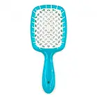 Щітка для волосся Hair brush comb SALON синя біла серединка, фото 2