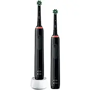 Зубна щітка Braun Oral-B D505 PRO 3 3900 Black + Black Cross Action, фото 5