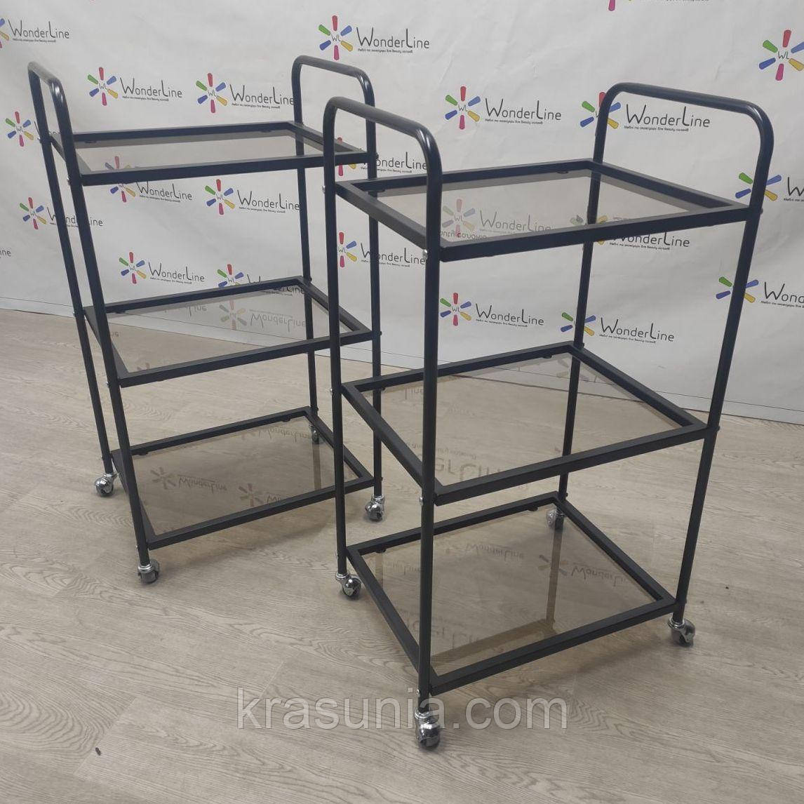 Візок для косметолога Tertio Black, фото 1