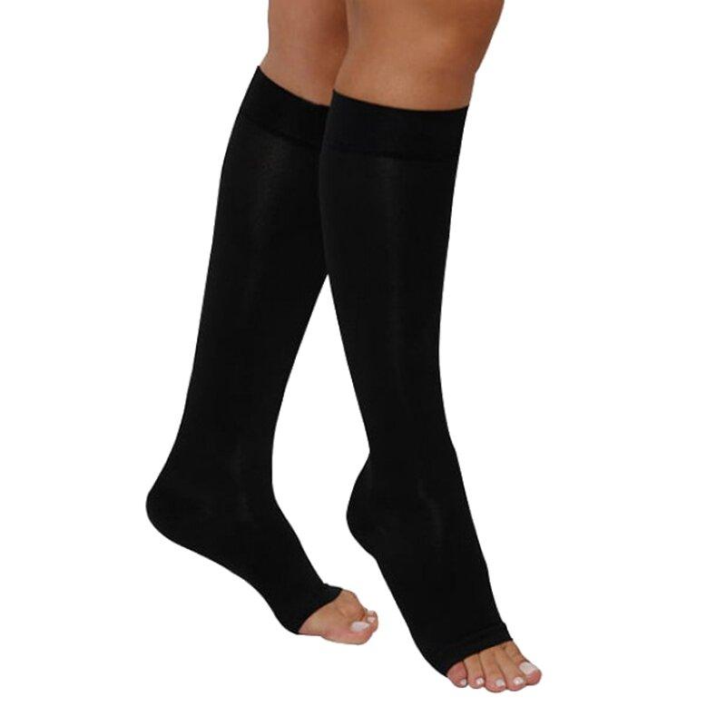 Компресійні гольфи 1 клас Aurafix AV-100 з відкритим носком | Аурафікс, фото 1