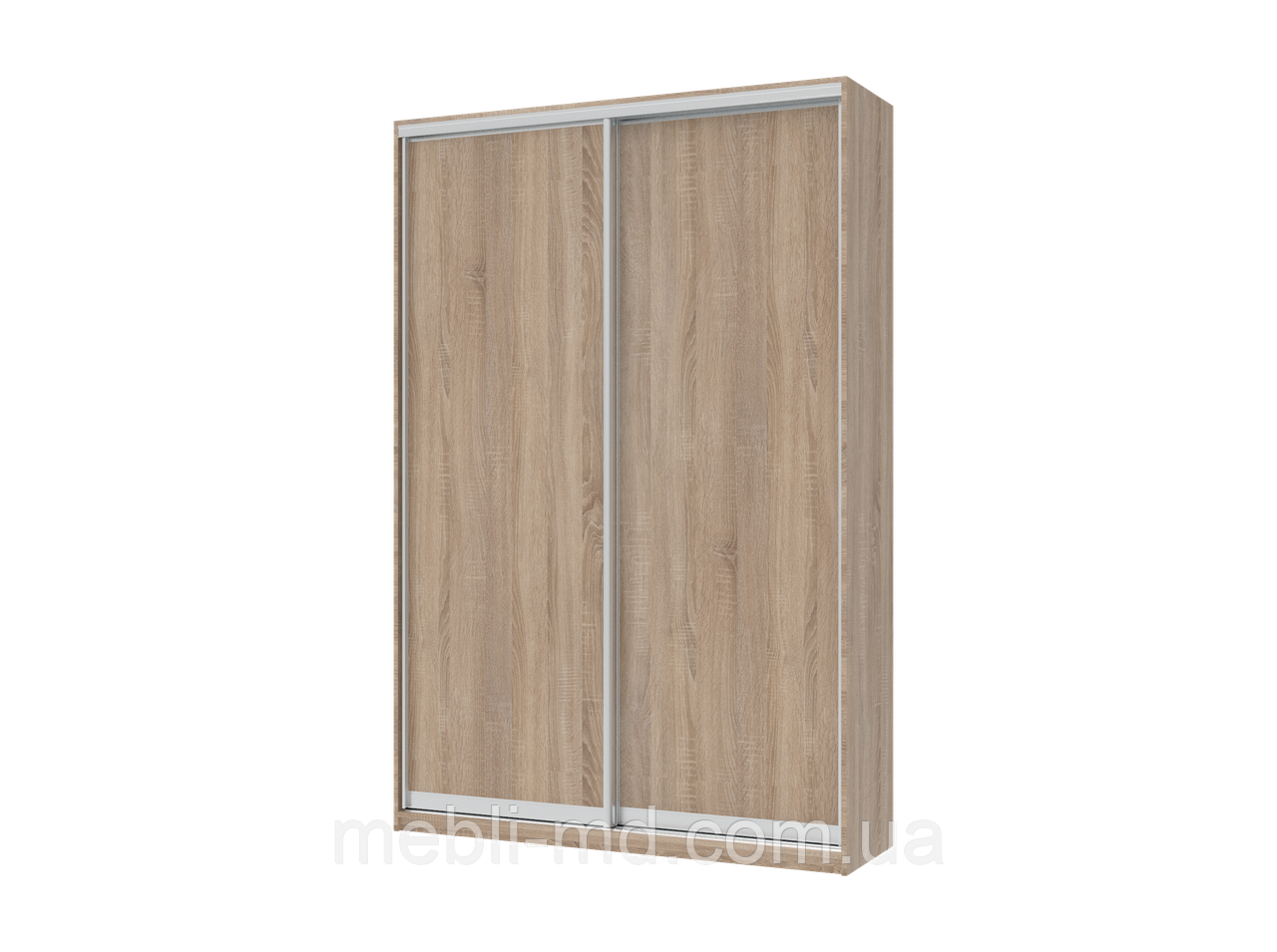 Шафа купе Doros Сіті Лайт Дуб Cонома 2 ДСП 150х45х225 (42002013), фото 1