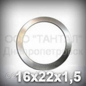 Кольцо алюминиевое 16х22х1,5 DIN 7603А уплотнительное (шайба) - фото 1 - id-p1814073952