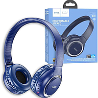 Бездротові навушники з MP3 плеєром Hoco W41 Charm BT5.3 / 7h / AUX / Micro-SD / Bluetooth Blue Оригінал!