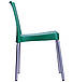 Пластиковий зелений стілець штабельований на металевому каркасі Корсика алюм пластик для кафе, барів TM AMF, фото 8