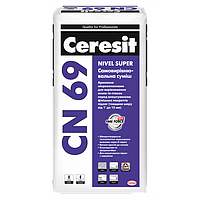 Самовыравнивающаяся армированная смесь Ceresit CN 69 NIVEL SUPER 25 кг ( Церезит )