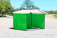 Торговая палатка «Стандарт» 3х2 метра. 20 мм, Бело/Зеленый