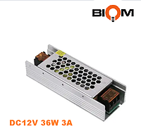 Блок питания DC12V 36W 3А BPU-36 BIOM Professional