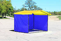 Торговая палатка «Стандарт» 3х2 метра. 25 мм, Желто/Синий