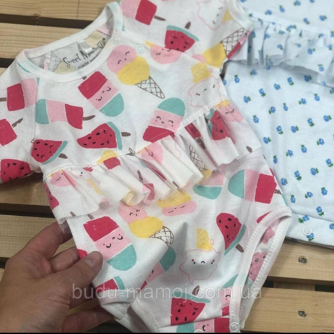 Гарний боді для дівчинки 68 розмір