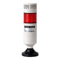 Світлосигнальна колона LED (червоний), Ø56, 24V AC/DC, з сиреною