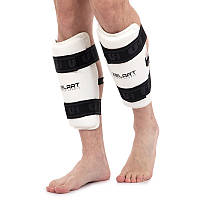 Защита голени для тхэквондо защита для ног Zelart Heroe 6314-W размер L White