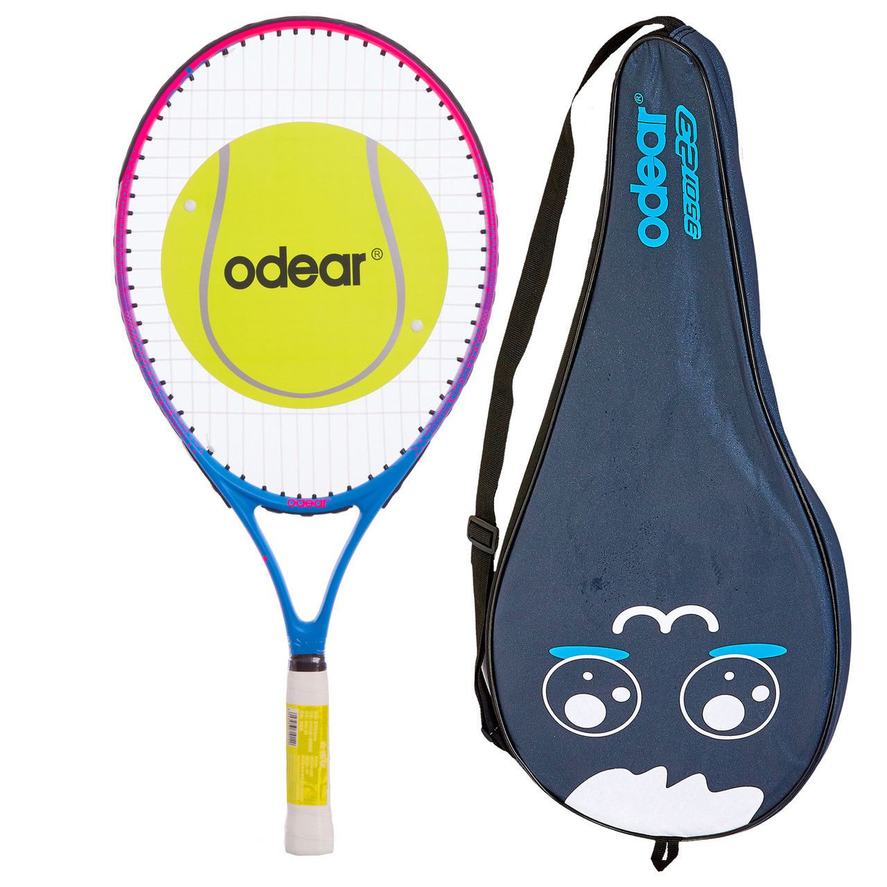 Ракетка для великого тенісу дитяча на 7-8 років Odear 3501-23 Pink-Blue