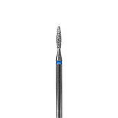 Фреза алмазна "Полум'я" DF002-18-B (синя насічка, d 1.8 mm)