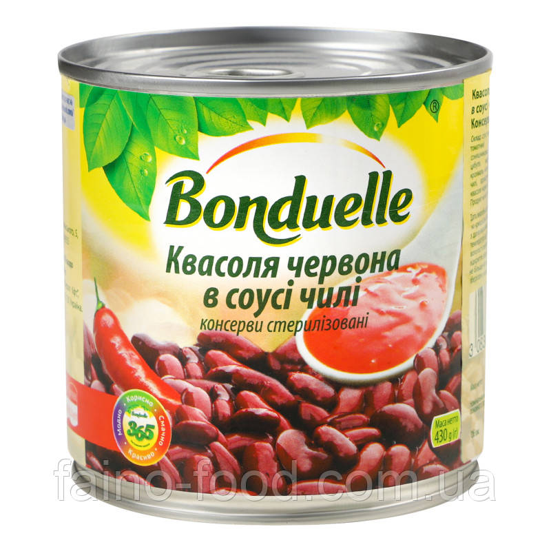 Квасоля червона в соусi Чилi "Bonduelle", ж/б, 425 мл