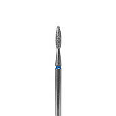 Фреза алмазна "Полум'я" DF002-21-B (синя насічка, d 2.1 mm)