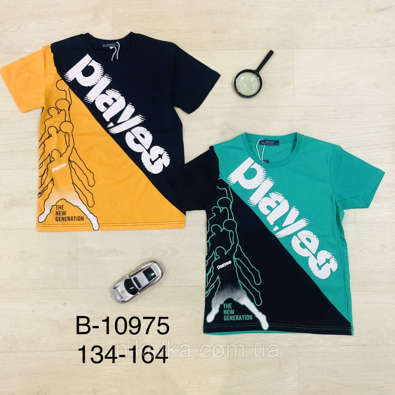 Футболки для хлопчиків оптом, Grace, 134-164 рр.,  арт. B10975, фото 1