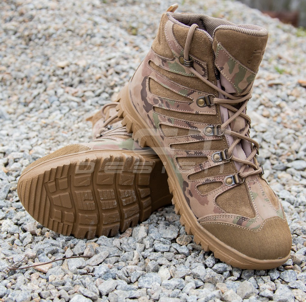 Черевики тактичні Вікінг мембрана демісезонні Мультикам шкіра, фото 1